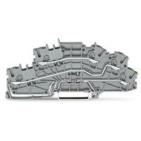 2003-6645 WAGO  TOPJOB S Series Grey, 2.5mm², 3-Level, Push In Termination