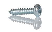 546-5632 RS PRO Bright Zinc Plated Steel Pan Head Self Tapping Screw, N°4 x 1/2in Long 13mm Long