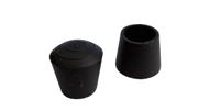 702312 Guitel Hervieu Black Plastic Round Tube