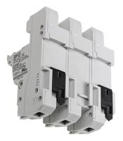 ch223b Eaton 100A Rail Mount Fuse Holder for 22 x 58mm Fuse, 3P, 690V ac