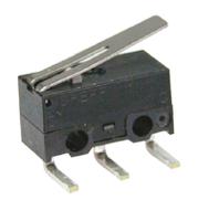 dg23-b3la ZF Hinge Lever Micro Switch, Left Angle PCB Terminal, 50 mA @ 30 V dc, SPDT