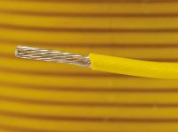 5857-yl005 Alpha Wire Hook-up Wire TEFLON Series Yellow 0.96 mm² PTFE Equipment Wire, 18 AWG, 19/0.25 mm, 30m, PTFE Insulation,