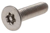 621-2580 RS PRO Plain Flat Stainless Steel Tamper Proof Security Screw, M5 x 20mm