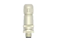 t4111511041-000 TE Connectivity Circular Connector, 4 Contacts, Cable, M12 Connector, Plug, Male, IP67, T411 Series