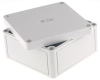 11040501 Spelsberg TK PS Series Grey Polystyrene Enclosure, IP66, Grey Lid, 130 x 130 x 75mm