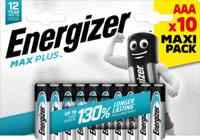7638900437539 Energizer MAX PLUS Alkaline, Zinc Manganese Dioxide AAA Batteries 1.5V