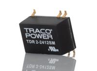 tdr-2-2412sm TRACOPOWER TDR 2SM DC-DC Converter, 12V dc/ 167mA Output, 18 → 36 V dc Input, 2W, Surface Mount, +85°C Max Temp