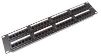 556-691 RS PRO Cat5e 48 Port RJ45 RJ Patch Panel UTP 2U Black