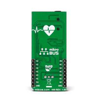 mikroe-2455 MikroElektronika Heart Rate Sensor MikroBus Click Board for MCP609, MAX6106