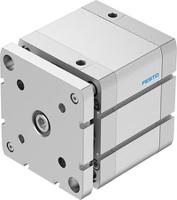 adngf-100-40-p-a Festo Pneumatic Compact Cylinder - 554291 100 mm Bore, 40 mm ADNGF-100-40-P-A Series, Double Acting Acting