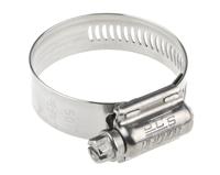 htm50p HI-TORQUE Stainless Steel Slotted Hex Worm Drive, 16mm Band Width, 30 → 50mm ID