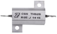 ths25r05j TE Connectivity, 50mΩ 25W Wire Wound Chassis Mount Resistor THS25R05J ±5%