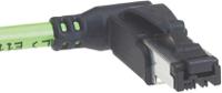 09470600029 HARTING, 5m Cat5, Green RJ45 to Male Unterminated, U/FTP Shielded, Terminated PVC Sheath