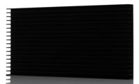 903-3084 RS PRO Heatsink, Universal Rectangular Alu, 0.48°C/W, 200 x 100 x 15mm, PCB Mount