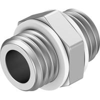 npfc-ds-g14-g14-m Festo NPFC Series Nipple, G 1/4 to G 1/4, Threaded Connection Style, NPFC-DS-G14-G14-M