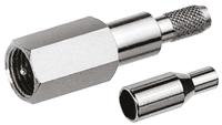 j01700a0007 Telegartner, Plug Cable Mount FME Connector, 50Ω, Crimp Termination, Straight Body