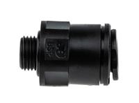 pm010811e John Guest PM Series Straight Threaded Adaptor, G 1/8 Male to Push In 8 mm, Threaded-to-Tube Connection Style