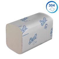 6689 SCOTT Scott Folded White Paper Towel, 200mm, 304 Sheets