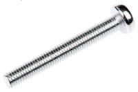 553-655 RS PRO Pozi M5 Pan Steel Machine Screws DIN 7985 x 40.0mm