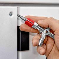00-11-03-s1 Knipex Diecast Zinc 3-way Control Cabinet Key