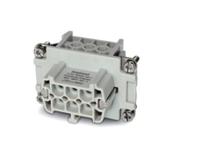 c14610b0060021 Amphenol Industrial Heavy Duty Power Connector Insert, 16A, Female, C146 Series, 6 Contacts