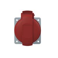 2cma193250r1000 Amphenol Industrial, 2CMA1 IP44 Red Panel Mount 3P+E Industrial Power Socket, Rated At 32A, 415 V