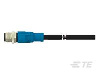 t4161110005-005 TE Connectivity Male 5 way M12 to 5 way Sensor Actuator Cable, 5000 mm