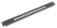 791-8510 RS PRO 16 Port RJ Patch Panel 1U Black