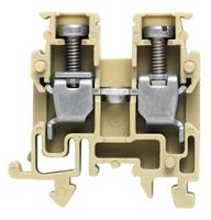 0697160000 Weidmuller  AKZ Series Beige, Yellow, 2.5mm², Single-Level, Screw Termination, ATEX, IECEx