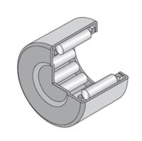 bk2526 NTN BK2526 25 mm ID Needle Roller Bearing Needle Roller, Drawn Cup, 32 mm OD