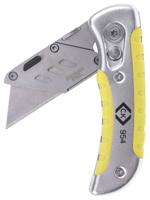 t0954 CK Safety Knife with Straight Blade, Retractable