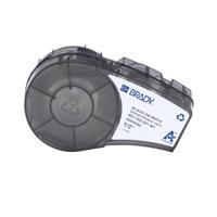 m21-500-581-wt Brady B-581 Black on Black on White Label Printer Tape, 12.70 mm Width