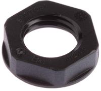 53119100 Lapp Black Flame Retardant Fibreglass PA Cable Gland Locknut, M12 Thread, IP68