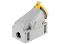 5136350t Scame IP44 Yellow Wall Mount 2P + E Industrial Power Socket, Rated At 63A, 110 V