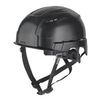 4932478920 Milwaukee BOLT200 Black Hard Hat with Chin Strap, AdjustableVentilated