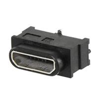 uj2-mibv-4-smt-tr-67 Same Sky Horizontal, SMT Type Micro B Type 2 IP67 USB Connector