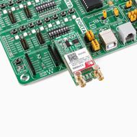 mikroe-2382 MikroElektronika GSM-GPS Click SIM808 GLONASS (GNSS), GPS, Mobile Communication (Cellular) mikroBus Click Board for GSM