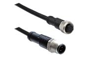 msap08ml-sapfl-sda05 Amphenol Industrial Industrial Circular Connector, 8 Contacts, Threaded, M12 Connector, Plug, Socket, Male/Female, IP68,