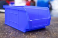484-4028 RS PRO PP Storage Bin, 167mm x 101mm x 76mm, Blue