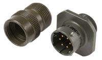 pt01a-10-6p Amphenol Socapex, PT, Copper Alloy 6 Way Cable Mount MIL Spec Circular Connector ReceptacleGreen, Pin Contacts,Shell