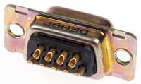 053516-0012 ITT Cannon D*M 9 Way Panel Mount D-sub Connector Plug, 2.84mm Pitch