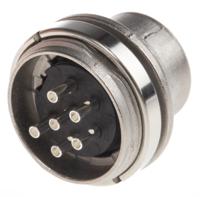 t3402-000-rs Amphenol Industrial, Signalmate C091 6 Pole M16 Din Plug, 5.0A, 300 V IP40, Screw On, Panel Mount