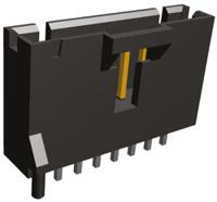 5-104809-7 TE Connectivity AMPMODU MTE Series Straight Through Hole PCB Header, 8 Contact(s), 2.54 mm Pitch, 1 Row, Shrouded