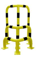 174-5900 RS PRO Black & Yellow Steel Protection Barrier