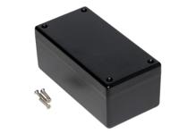 1594dbk Hammond 1594 Series Black Flame Retardant ABS Enclosure, IP54, Black Lid, 131.5 x 66.3 x 55.1mm
