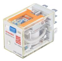 121-7810 RS PRO Plug In Power Relay, 12V dc Coil, 10A Switching Current, DPDT
