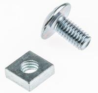 193-3388 Bright Zinc Plated Steel Roofing Bolt, M10 x 40mm