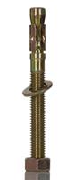 264-6413 RS PRO Carbon Steel Through Bolt M12 x 120mm, 12mm Fixing Hole
