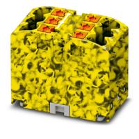 3273284 Phoenix Contact Distribution Block, 6 Way, 4mm², 32A, 450 V, Yellow