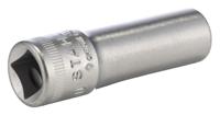 02020010 STAHLWILLE 3/8 in Drive 10mm Deep Socket, 12 point, 54 mm Overall Length
